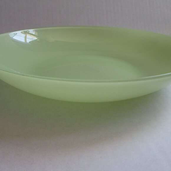 IKEA France made Tempered Green Glass 10" Dinner Plates Bowls Lightweight set 4 - Picture 5 of 12